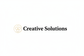 Creative Solutions Logo - Bold Serif